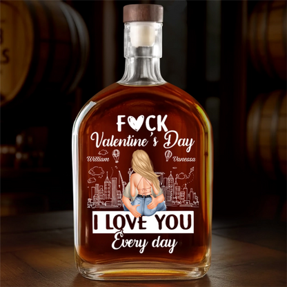 Forget Valentine's Day, I Love You Everyday - Personalized Whiskey Bottle - Anniversary Gift, Valentine's Day Gift For Couple banner-2_2dfb7244-e16f-4a8d-9804-ceee3e678618.png