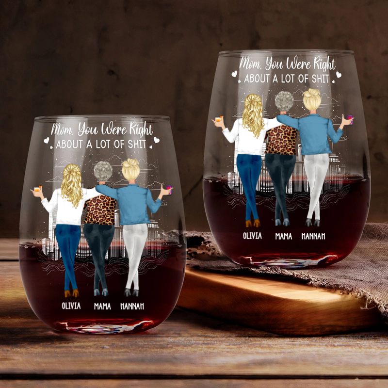 Mom You Were Right - Personalized Wine Glass - Gift For Mom From Daughter, Mother's Day, Birthday Gift banner-2_3287b9e6-e4f5-4d9a-aa28-98d63cac8b9a.png