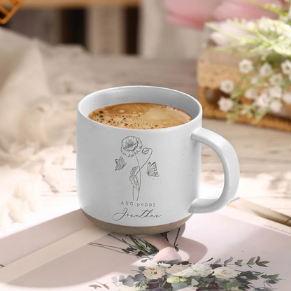 Custom Family Birth Flowers - Personalized Engraved Pottery Mug - Birthday Gift For Grandma, Mom, Daughter, Mother's Day Gift banner-2_4_11zon.png