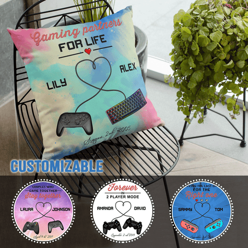 Gaming Controllers Couple Custom Pillow, Gaming Partners For Life AM08 banner-2_6a5df343-e3e5-4790-8550-aace662b0a34.png