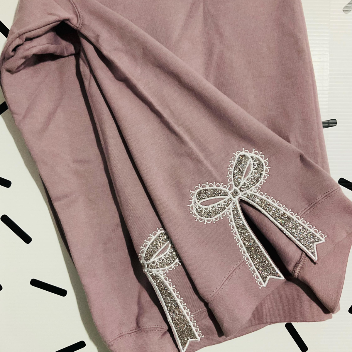Embroidered Lace Side Bow Appliqu Sweatshirt Design, Classic Lace Bow, Embroidered Bow Sweatshirt, Glitter Side Bow Sweatshirt banner-2_dddd39aa-a3b3-4833-a200-4f55965f194b.png