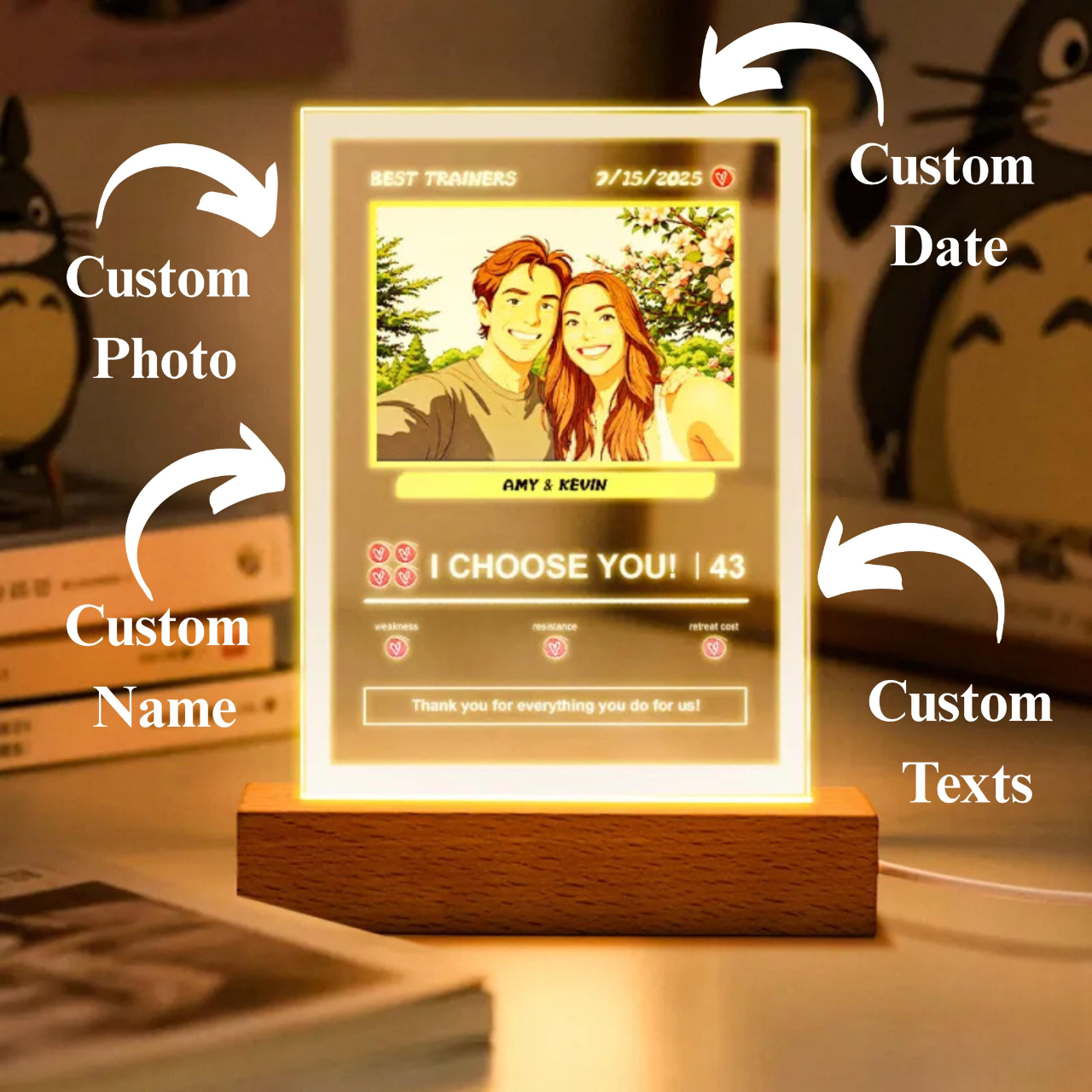 Personalize Pokemone Photo Night Light Wedding Gift Poke Mon Night Light Lamp Home Keepsake Poke Mon Cards Gift for Couple Trading Cards banner-3_32619385-4126-4a2a-aa2c-c50d735ae224.png