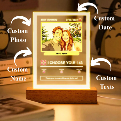 Personalize Pokemone Photo Night Light Wedding Gift Poke Mon Night Light Lamp Home Keepsake Poke Mon Cards Gift for Couple Trading Cards banner-3_32619385-4126-4a2a-aa2c-c50d735ae224.png