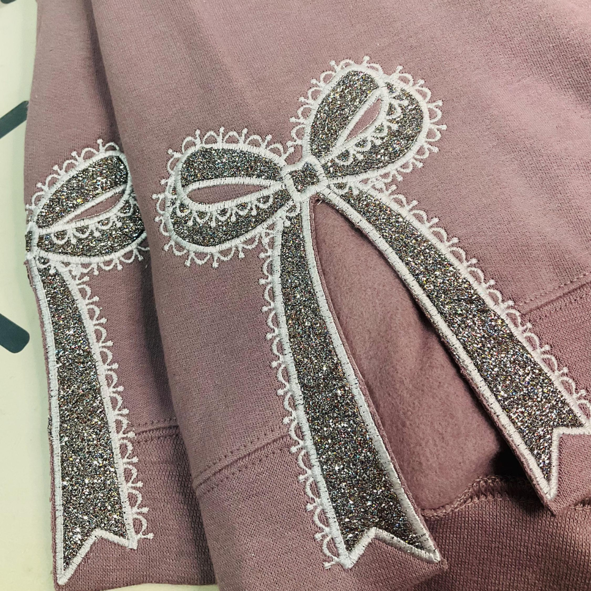 Embroidered Lace Side Bow Appliqu Sweatshirt Design, Classic Lace Bow, Embroidered Bow Sweatshirt, Glitter Side Bow Sweatshirt banner-3_731fd2e7-4375-4219-a275-a195339f2f10.png