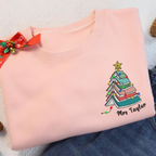Personalized Teacher Name Christmas Book Tree Embroidered Sweatshirt, Merry Teacher Xmas Sweater, Woman Holiday Shirt for Librarian Gift banner-4_a5edf3f3-63ed-4440-9d51-49b81db9c8cf.png