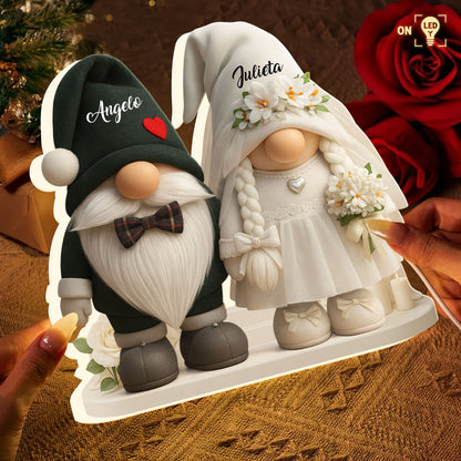 Groom And Bride Gnome With Hearts And Flowers - Personalized Acrylic LED Light Box - Valentine's Day Gift For Couples banner-5_b6ca2929-a320-43a7-a6b1-6aadc3e41b4e.jpg
