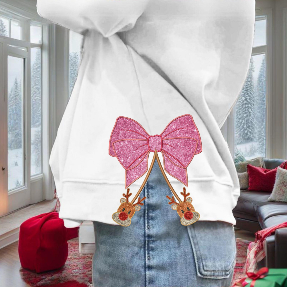 Bundle Christmas Side Bow Sparkle Coquette Side Bow Design, Christmas Machine Embroidery, Christmas Tree Applique Sweatshirt Embroidery banner-7_d0fd226d-1549-4208-900c-25578856abc0.png