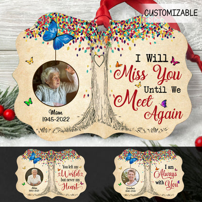 Upload Photo , Colorful Tree Photo Remembrance I Always With You Personalized Aluminum Ornament Memorial Gift banner-Acrylic-Ornament--colorful-tree-fb.jpg