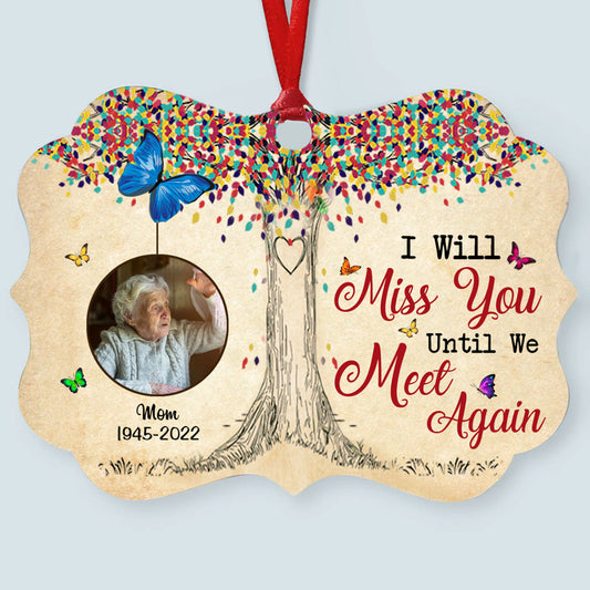 Upload Photo , Colorful Tree Photo Remembrance I Always With You Personalized Aluminum Ornament Memorial Gift banner-Acrylic-Ornament--colorful-tree-gg.jpg