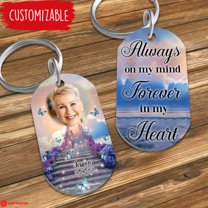 Always On My Mind, Butterfly Personalized Photo Stainless Steel Keychain Memorial banner-FB_23c1ec2d-2aa4-479a-b948-04a3312f70c7.jpg