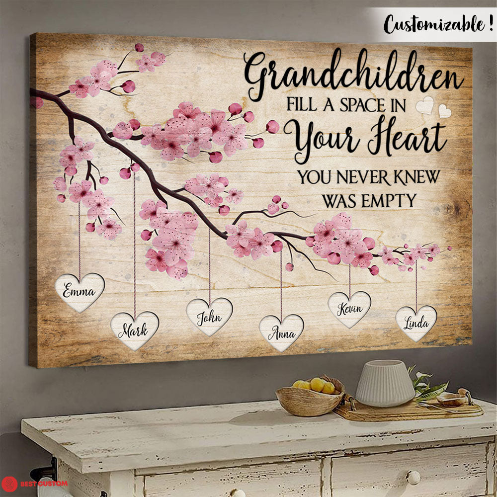 Grandchildren Fill A Place In Your Heart - Personalized Canvas - Gift For Grandma banner-FB_57fb34c2-38c5-4ac2-8cca-4302e65f11ce.jpg
