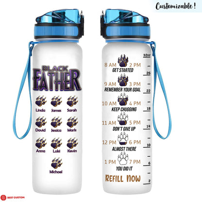 Panther Black Father, Father's Day Gift - Personalized Water Tracker Bottle - Gift for Father banner-FB_7739e046-4f97-4311-a3b8-188a5fde695b.jpg