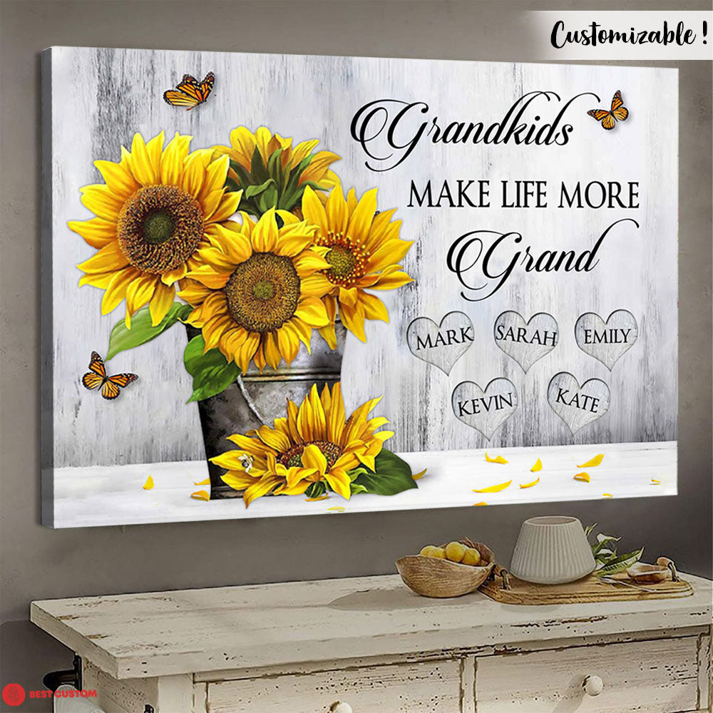 Grandkids Make Life More Grand, Sunflower - Personalized Canvas - Gift For Grandma banner-FB_eec88a75-ddce-449c-a3e6-72d0a282f812.jpg