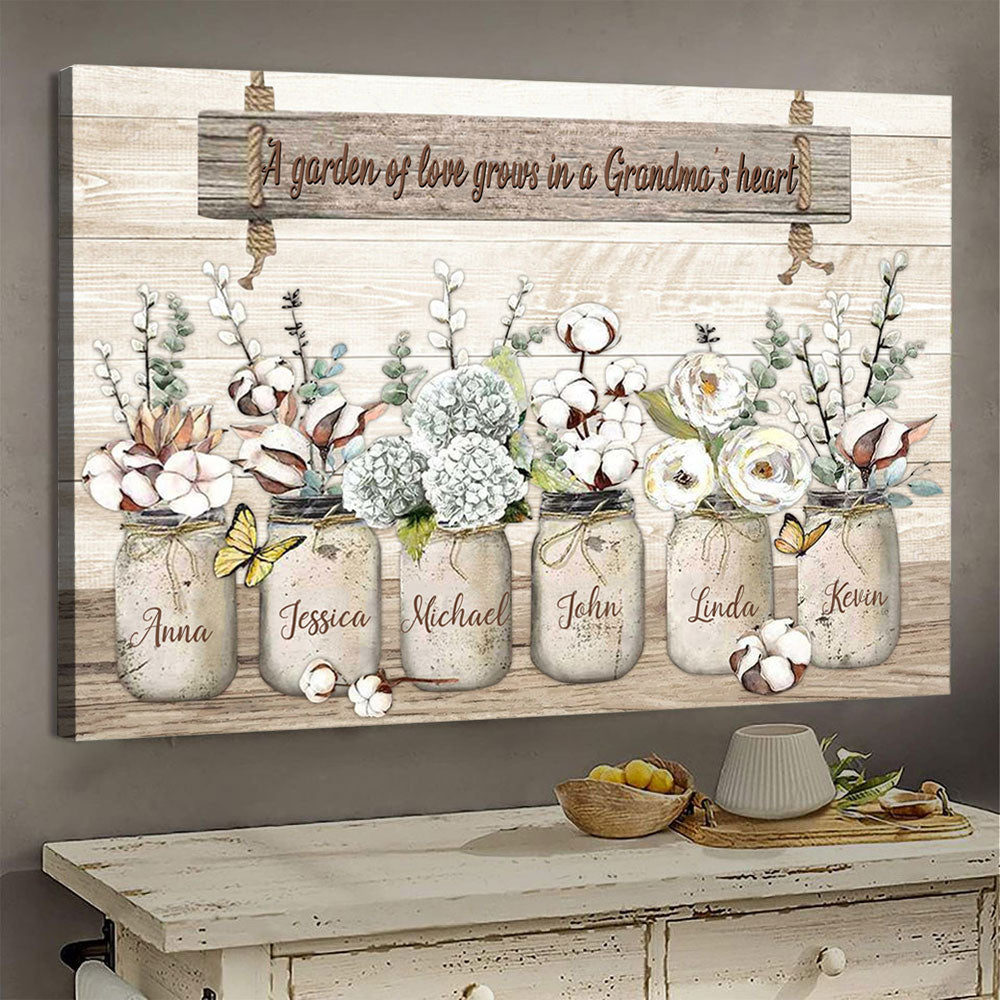 A Garden Of Love Grows In A Grandma's Heart, Flowers - Personalized Canvas - Gift For Grandma banner-GG_09e5128f-9955-4fdd-b2dd-9c4f6305ae0b.jpg
