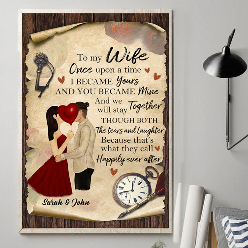 I Became Yours And You Became Mine - Personalized Canvas - Gift For Wife banner-GG_14766c87-9880-456a-a9df-076508b01460.jpg