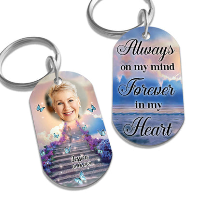 Always On My Mind, Butterfly Personalized Photo Stainless Steel Keychain Memorial banner-GG_228c26fe-0d41-427e-8199-b09963edfe56.jpg
