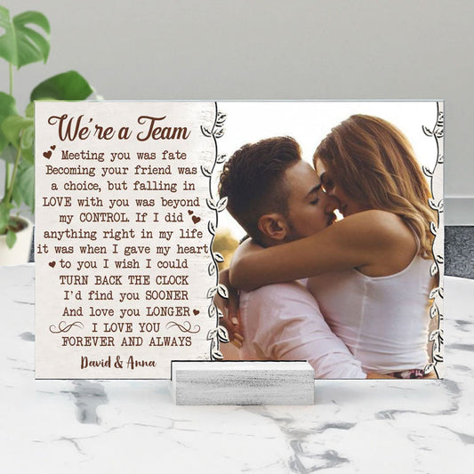We're A Team Personalized Photo Acrylic Plaque Gift For Couple banner-GG_24fbf118-705d-4035-820f-880ed055ddf9.jpg