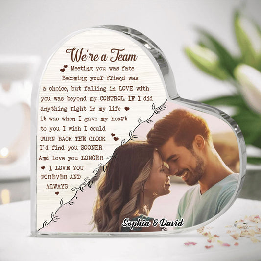 We're A Team Personalized Photo Heart Shaped Acrylic Plaque Gift For Couple banner-GG_43778022-7aaa-418c-82e4-3e4dd7b3fd24.jpg