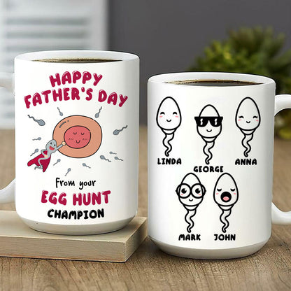 Egg Hunt Champion Personalized Mug - Gift For Father banner-GG_62a19ad2-e5c9-4ec0-8de6-14d27af1f3c0.jpg