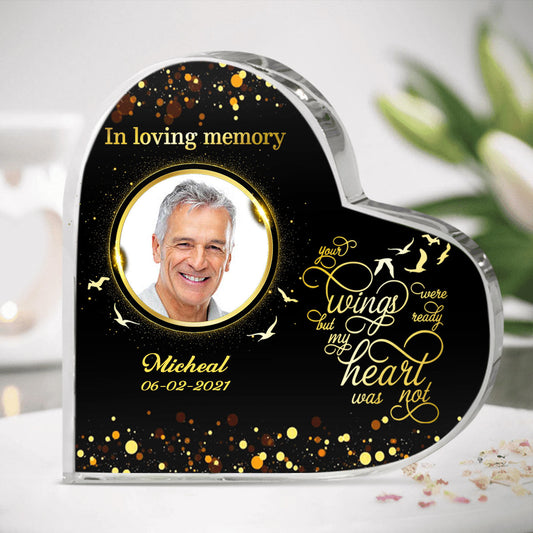 My Heart Was Not Ready Personalized Photo Heart Shaped Acrylic Plaque Memorial banner-GG_67f2e048-eba9-4c31-9374-9c83b526407a.jpg