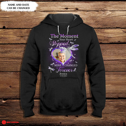 The Moment Your Heart Stopped Mine Changed Forever - Personalized Photo Apparel - Memorial banner-Hoodie-FB_525ad31a-e0e5-4b07-8258-58c3b74c59e3.jpg