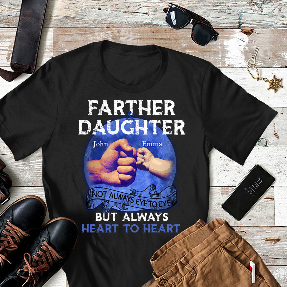 Father & Daughter Always Heart To Heart Personalized Apparel Gift For Father banner-T-shirt-GG_d84827ef-4945-4774-9194-98b4085f16d3.jpg