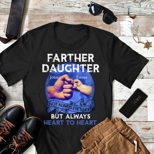 Father & Daughter Always Heart To Heart Personalized Apparel Gift For Father banner-T-shirt-GG_d84827ef-4945-4774-9194-98b4085f16d3.jpg