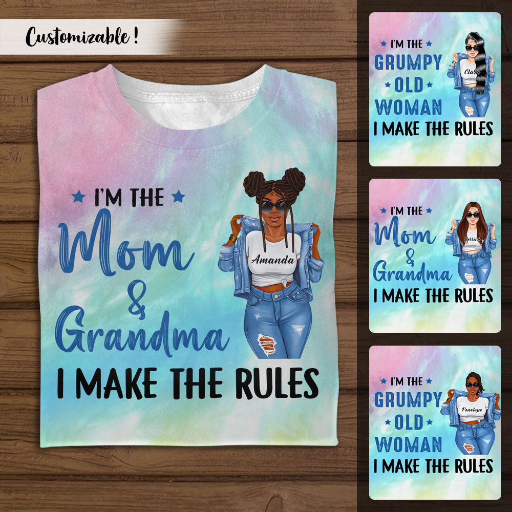 Make The Rules Personalized 3D All Over Print Shirt Gift For Mom, Grandma banner-Tshirt-FB_044826c1-3f7b-40cc-af61-cae1856917ee.jpg