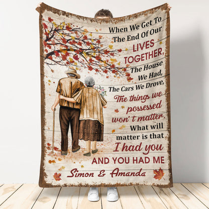 Old Couple Lives Together Personalized Blanket - Gift For Couple banner-blanket-Family-Old-Couple-Husband-gg_1a2003f5-450c-44af-b8dd-01ae1ebb1d0d.jpg