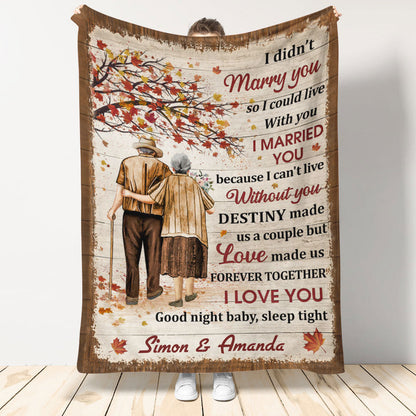 Love Made Us Forever Together Personalized Blanket - Gift For Couple banner-blanket-good-night-gg_aa692f7b-6338-4de1-b245-f392bd04dae1.jpg