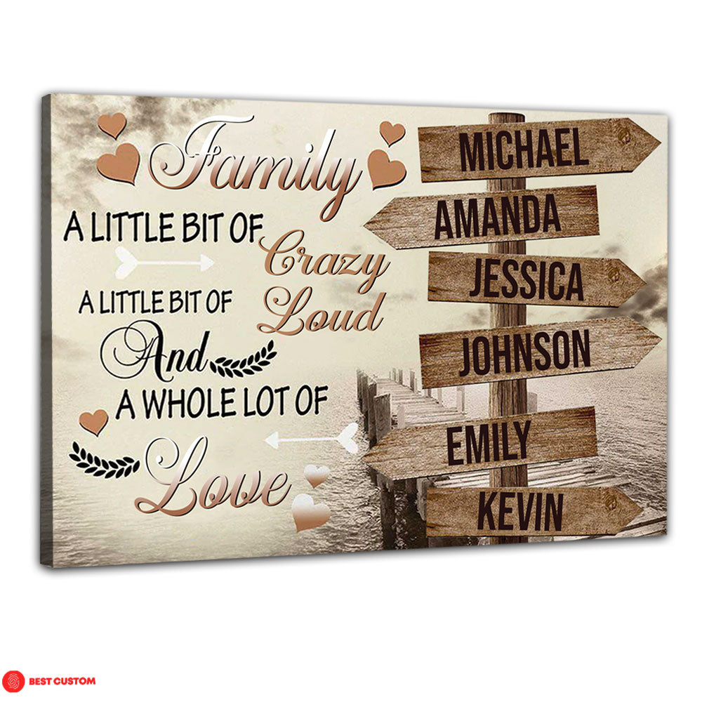 Family A Little Bit Of Crazy - Personalized Canvas - Gift For Family banner-canvas_f6df7115-61f2-4c3b-9f1e-3d317a669c05.jpg
