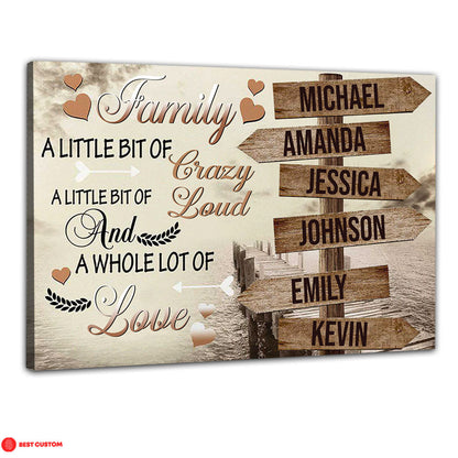 Family A Little Bit Of Crazy - Personalized Canvas - Gift For Family banner-canvas_f6df7115-61f2-4c3b-9f1e-3d317a669c05.jpg