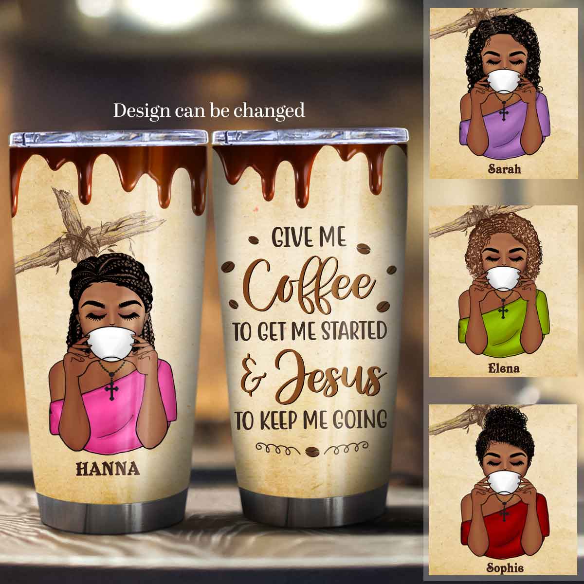 Give Me Coffee To Get Me Started & Jesus To Keep Me Going Personalized Travel Mug Tumbler - Black Pride banner-fb_2105ab44-9b38-4482-81ca-899c0042e719.jpg