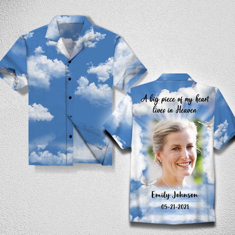 In Loving Memories Of - Personalized Photo All Over Print Hawaiian Shirt - Memorial banner-gg_5fa58d7a-856f-424d-8ec3-50b8200576d4.jpg