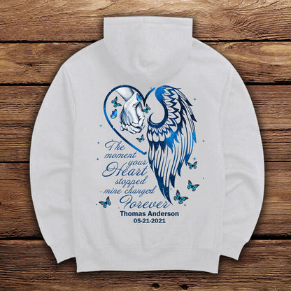 The Moment Your Heart Stopped Personalized Back Design Apparel Memorial banner-hoodie-gg_593a8c73-c6da-4b24-88cf-da736f5b46ff.jpg