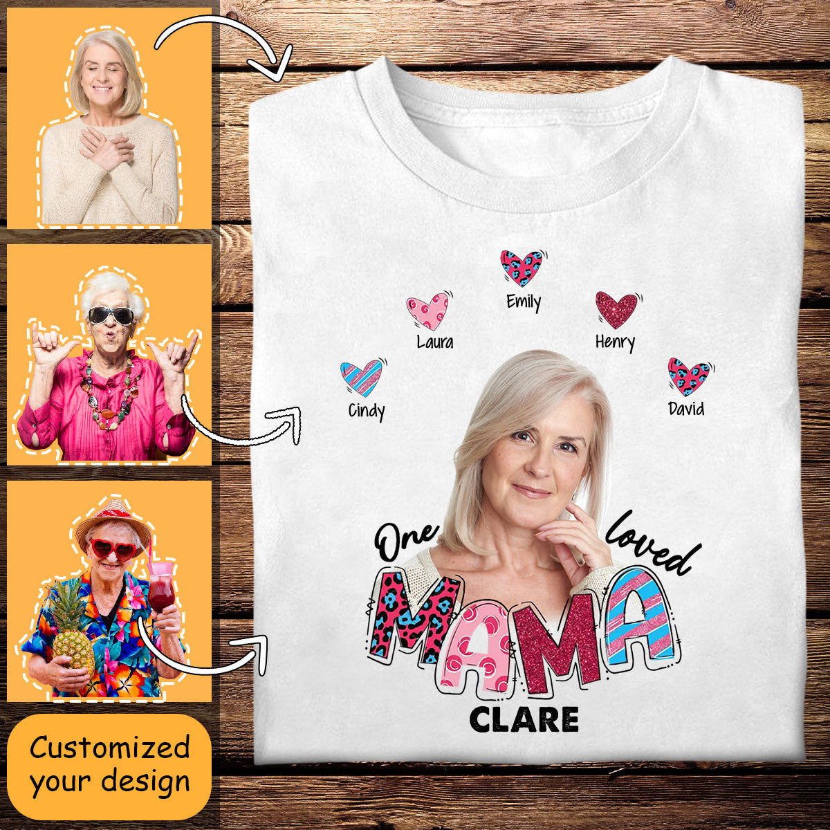 Custom Photo T Shirts - One Loved Mama - Unique Personalized Mother's Day Gifts banner-shirt-2d-shirt-2d_cccd0f1a-b3f6-42f8-8532-2149c43c9788.jpg