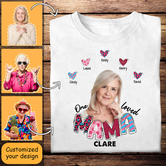 Custom Photo T Shirts - One Loved Mama - Unique Personalized Mother's Day Gifts banner-shirt-2d-shirt-2d_cccd0f1a-b3f6-42f8-8532-2149c43c9788.jpg
