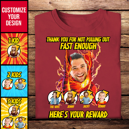 Personalized Photo Apparel For Dad - Best Dad In The Universe - Customized Gifts For Father's Day Birthday Anniversary banner-shirt-2d-shirt-2d_jpeg.png