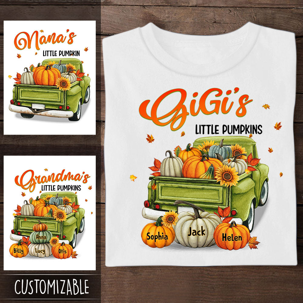 Grandma With Grandkids Fall Season Green Truck Personalized Apparel Gift For Grandma banner-t-shirt--all-Season-Green-Truck-Grandma-fb_cd22f65d-4923-4432-abb1-7cce4e9635af.jpg
