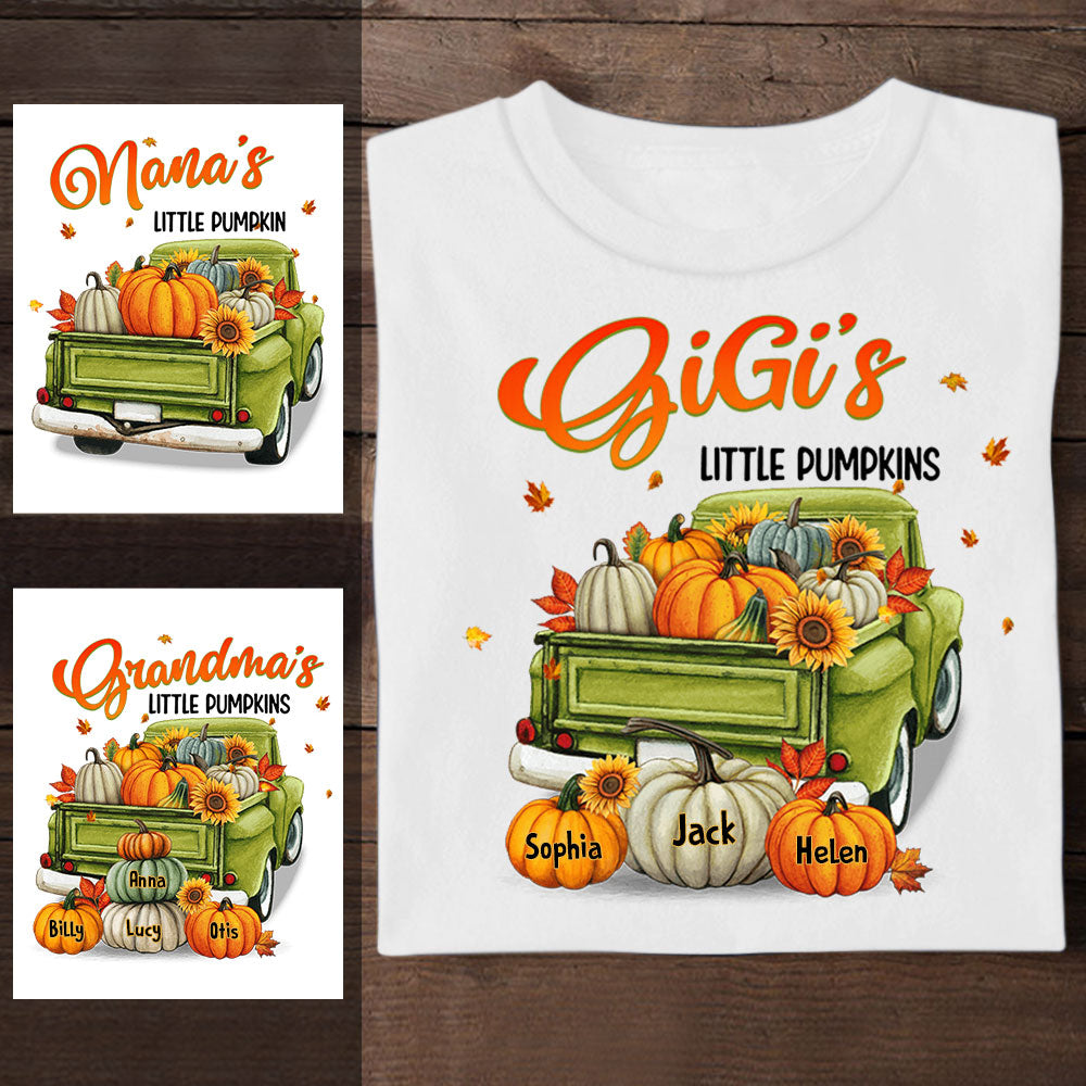Grandma With Grandkids Fall Season Green Truck Personalized Apparel Gift For Grandma banner-t-shirt--all-Season-Green-Truck-Grandma-gg_7988739f-47cc-4a50-aba9-677840a4afbd.jpg