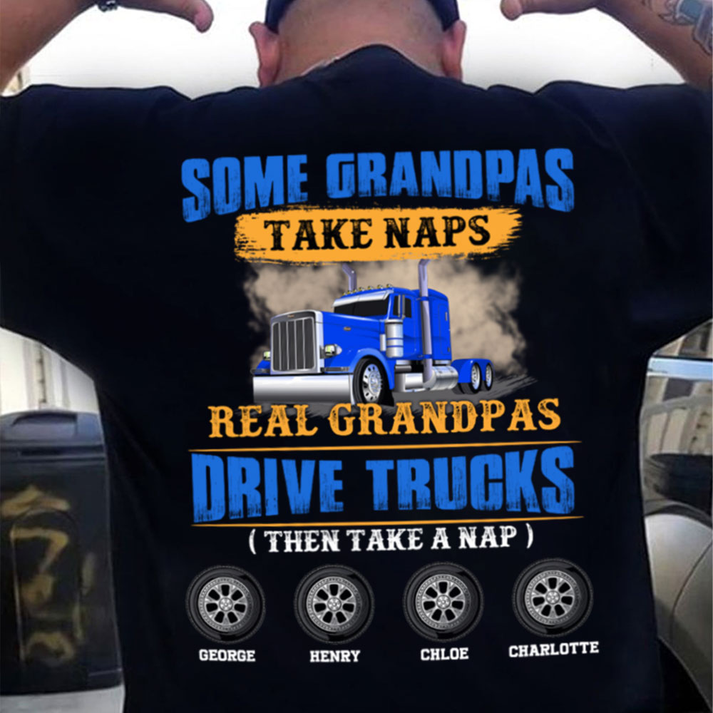 Real Grandpas Drive Trucks Personalized Apparel Gift for Grandfather banner-tshirt-GG_37628f6d-c8fd-4829-9fdf-e2da0bf63eea.jpg