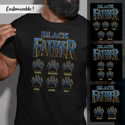 Black Father Panther Personalized Apparel Gift for Father banner-tshirt-father-FB.jpg