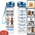 Doggone Water Custom Water Tracker Bottle Gift For Dog Mom banner.1.jpg