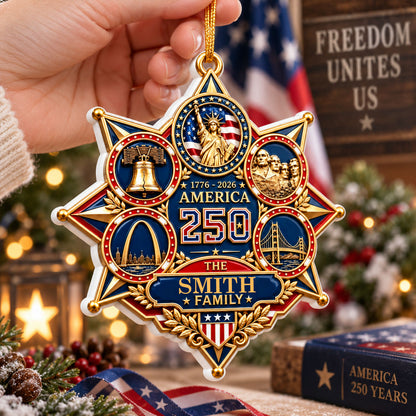 Proud Since Seventeen Seventy Six - Real 3D Raised Ornament
