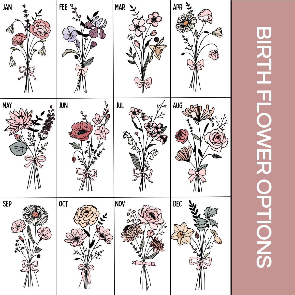 21st Birthday Glass Tumbler, Turning 21 Gift With Birthflower Glass Tumbler, 21 Year Old Gift Iced Coffee Cup, 21st Birthday Glass With Flower banner02.png