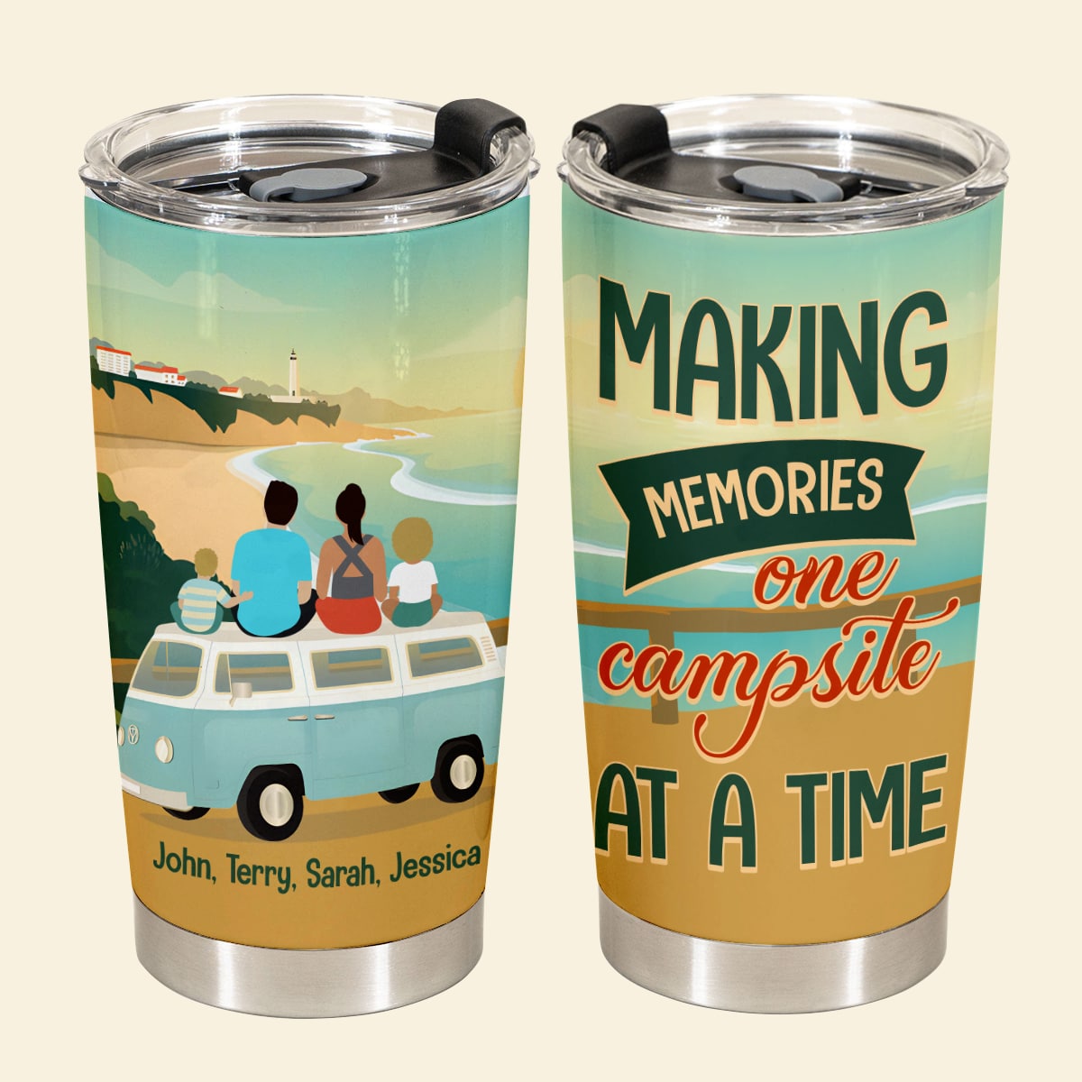Making Memories One Campsite At A Time - Personalized Tumbler - Gift For Family, Camping banner1-min_610dad41-97f2-4c36-98c4-08398e1369f9.jpg