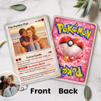 Pixel Art Couple - Personalized Poke Card For Couple