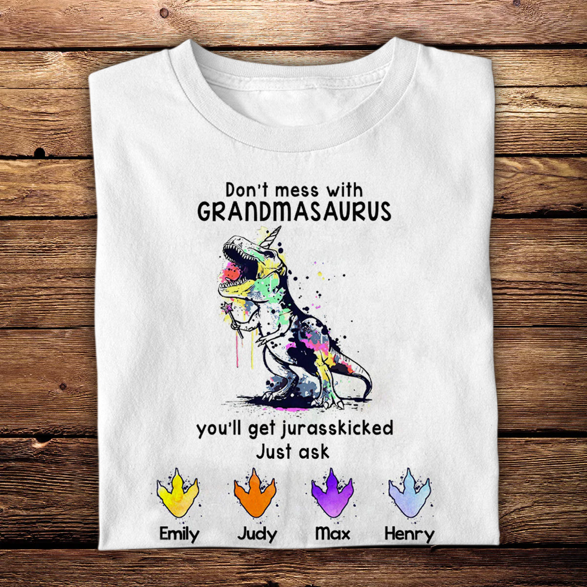 Don't Mess With Grandmasaurus Personalized Apparel Gift For Mom banner1_1a227a28-16d7-4397-a1bb-44ec2284ad0e.jpg