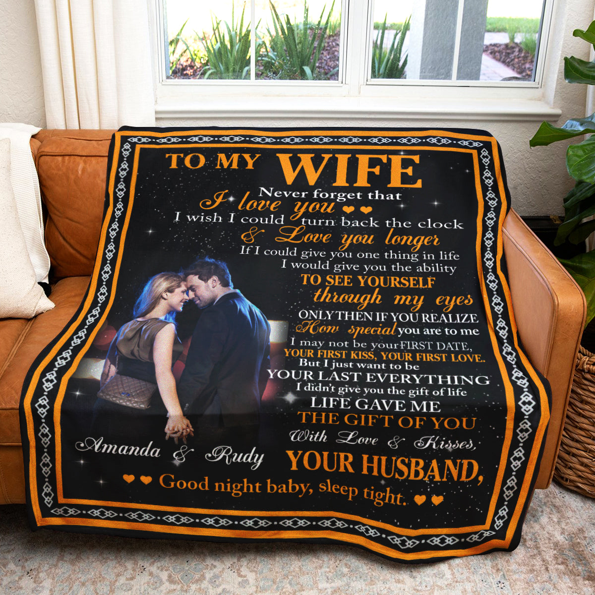 To My Wife Never Forget That I Love You Photo Upload Blanket - Gift For Wife banner1_27c9ccea-7a21-481c-ac54-9f0ed2f2bd10.jpg