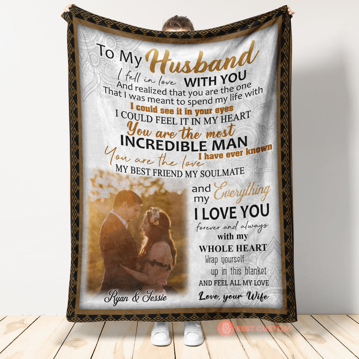 Best Valentine Gift For Husband, You Are The Most Incredible Man Upload Photo Blanket banner1_41b11459-b1d2-455c-88d3-1ba14dadccb1.jpg